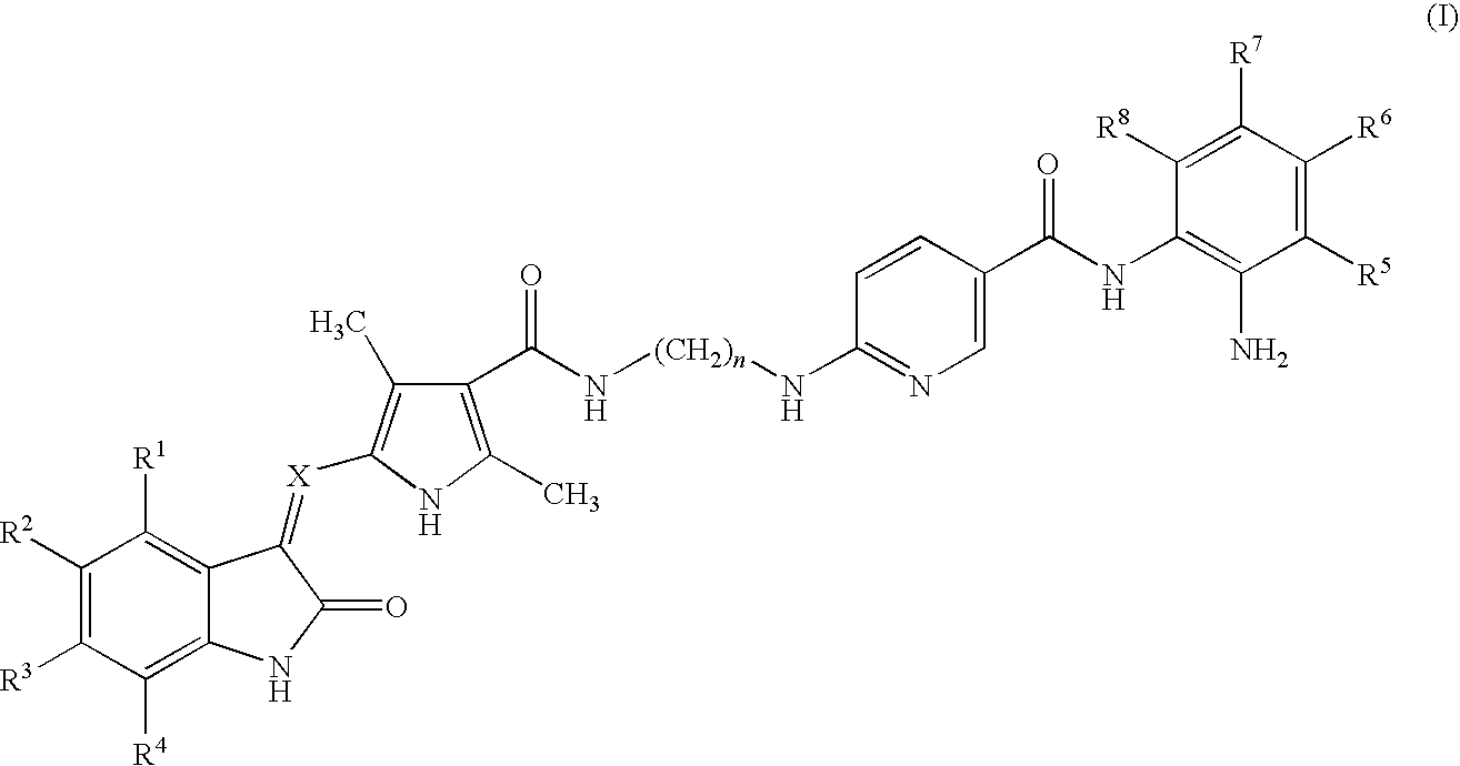 2-indolinone derivatives as multi-target protein kinase inhibitors and histone deacetylase inhibitors