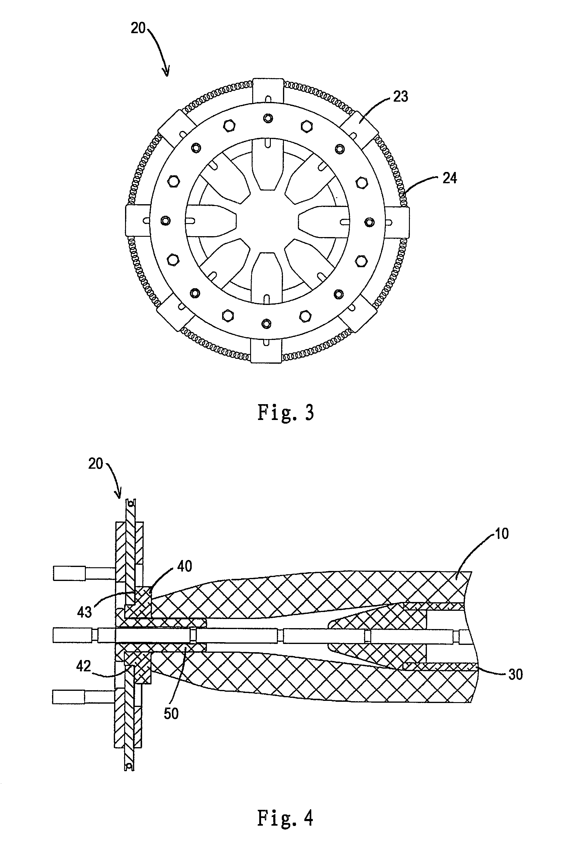 Device and method for field xpansion