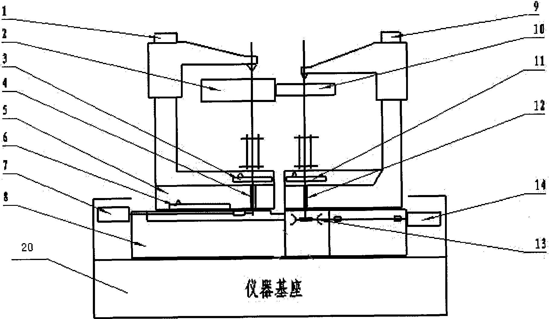 Single-side engagement rolling point scanning measurement method and apparatus for non-circular gear error