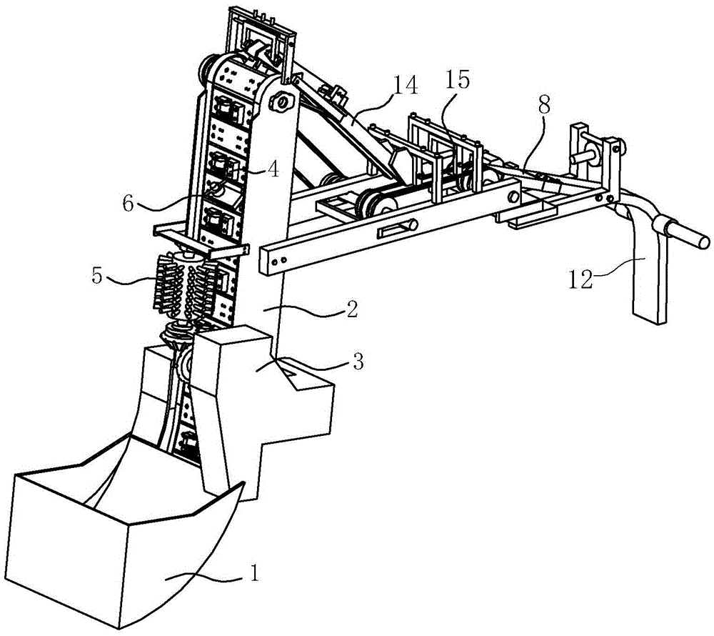 A climbing device for making a feeding mechanism for water meter copper joints