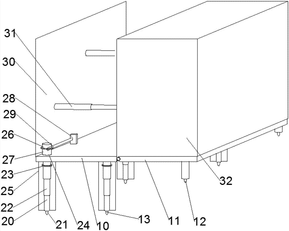 Transport robot capable of walking on slope