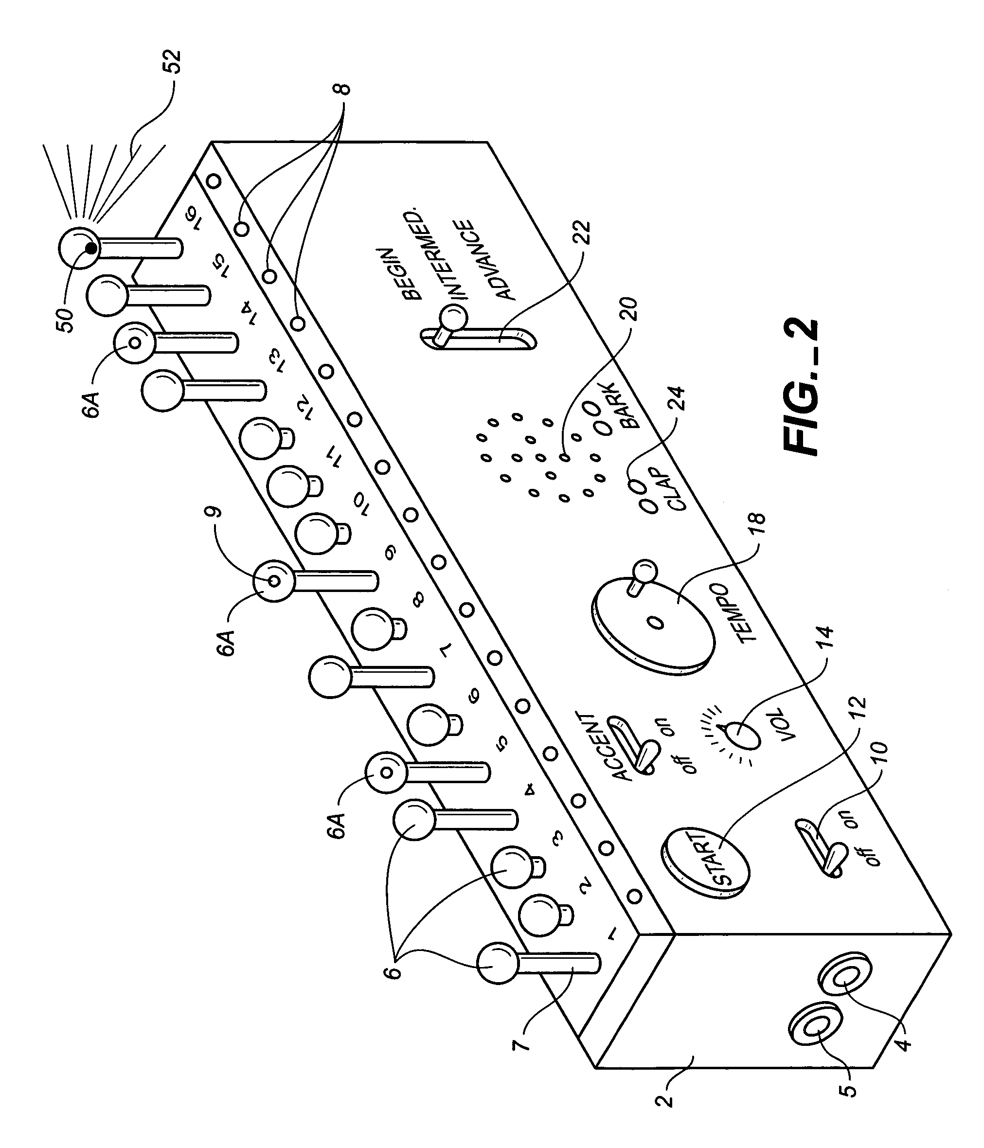 Method and apparatus for teaching rhythm