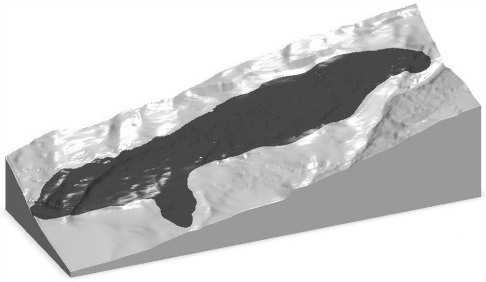 Landslide monitoring key point arrangement method based on three-dimensional geologic model