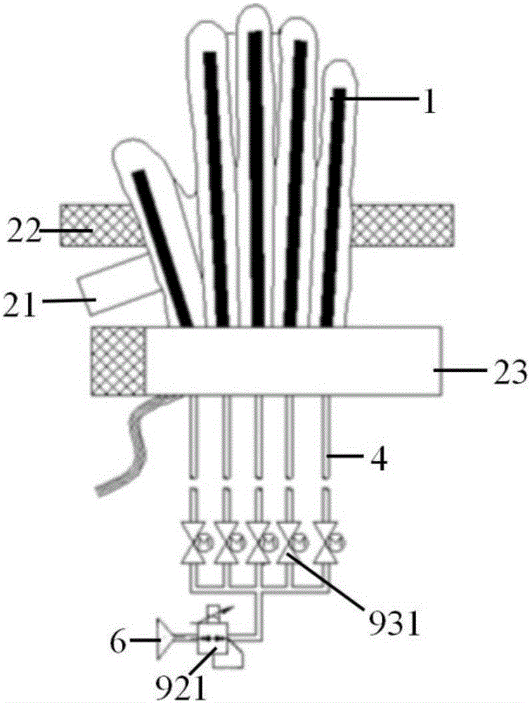 Wearable hand rehabilitation training device