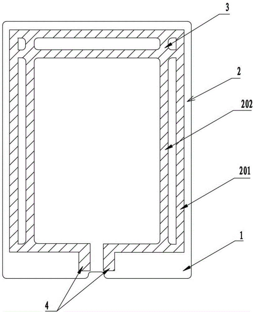 Novel wideband antenna with double rectangular rings