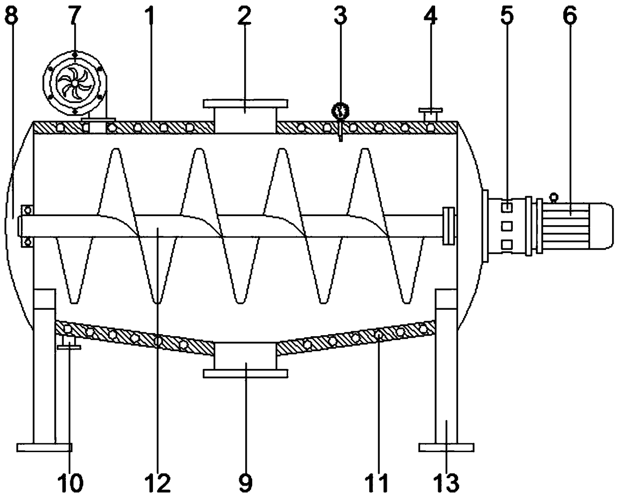 Cold stirring machine for PM film production