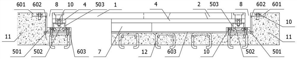 A simply-supported bridge telescopic device capable of rotating in multiple directions at both ends and its installation method