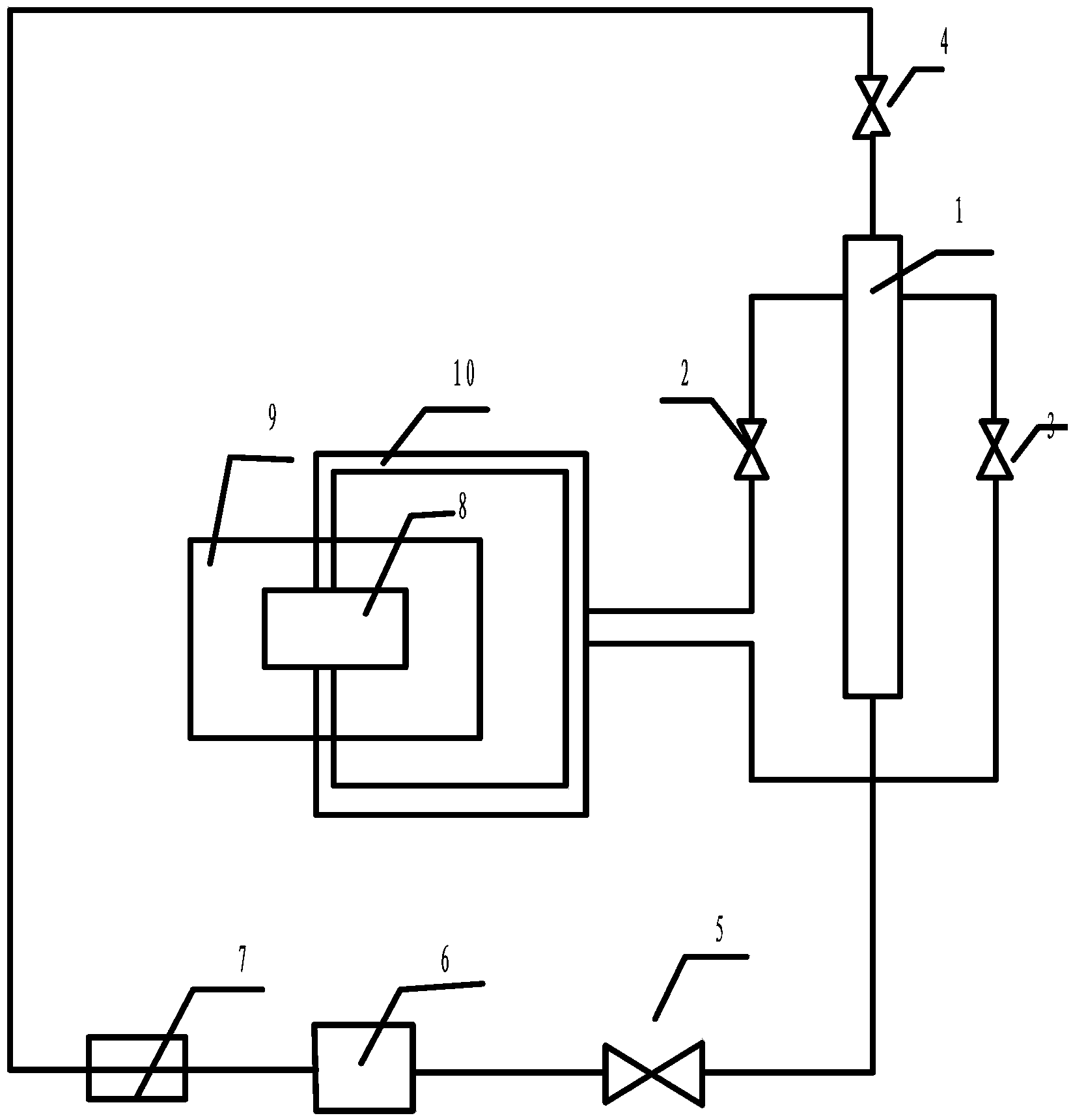 Heating circulating system of jig dyeing machine