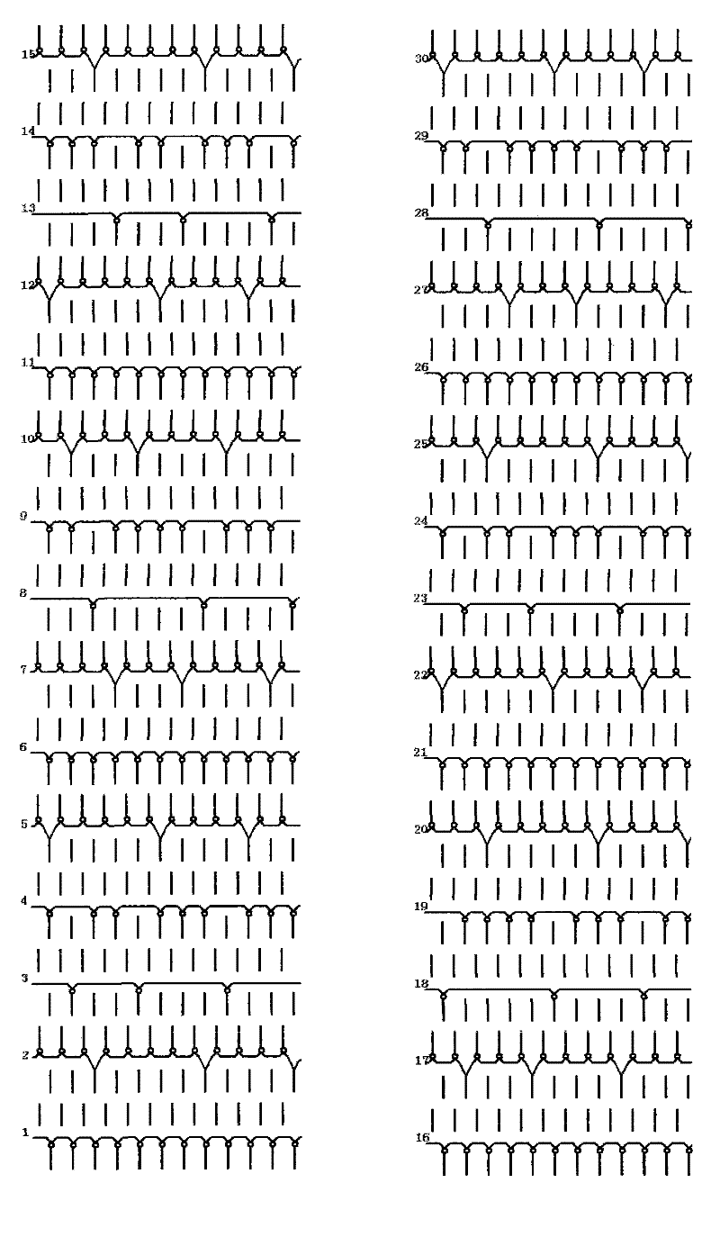 Weaving process for anti-electromagnetic-radiation air layer weft knitted fabric