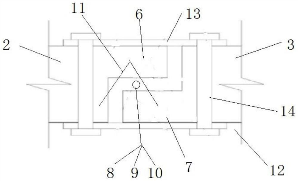 Splicable concrete bidirectional assembly plate and assembly method thereof