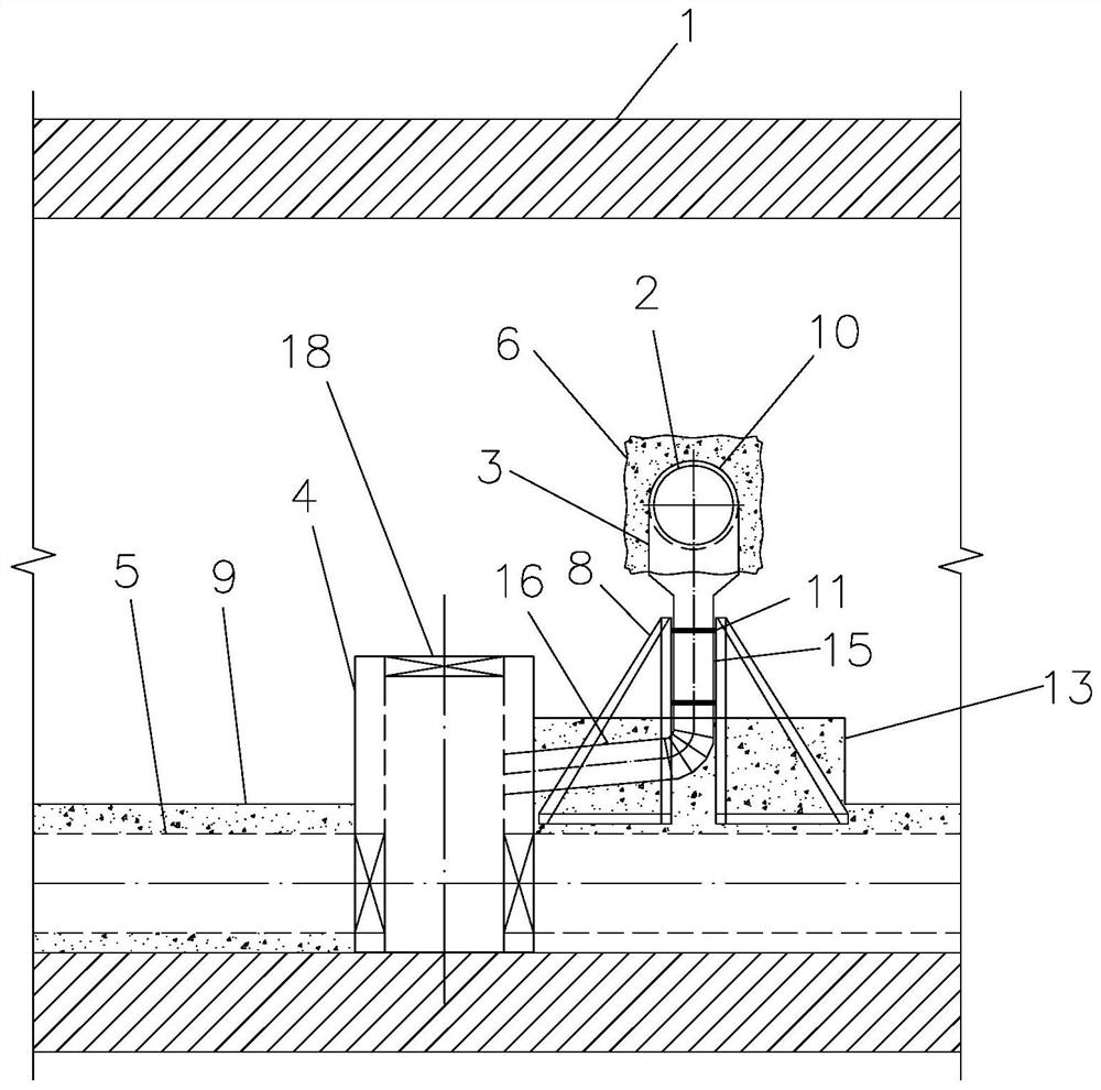 A side wall type sewage intercepting bucket device and sewage intercepting system suitable for horizontal mixed flow discharge outlets in culverts