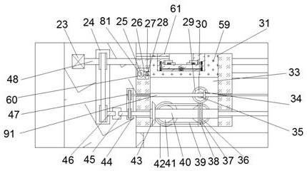 Device for milling, positioning and clamping metal plates and cleaning scrap iron