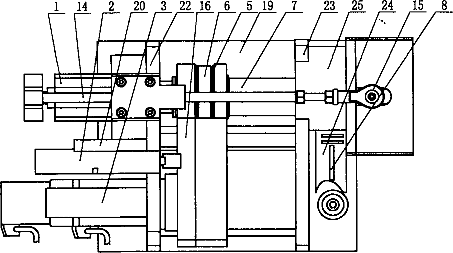 Synchronous implanting mechanism and method of commutator megohmits