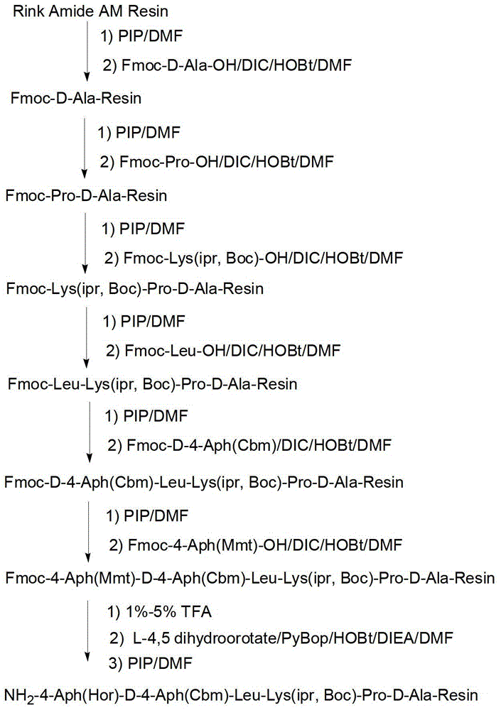 Synthesis of Degarelix by a Solid Phase Fragmentation Method