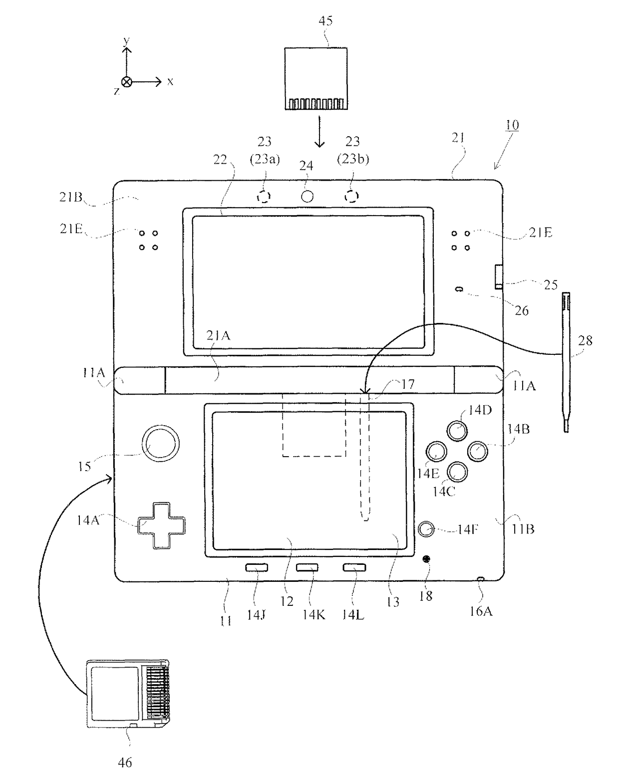 Computer readable medium storing image processing program of synthesizing images