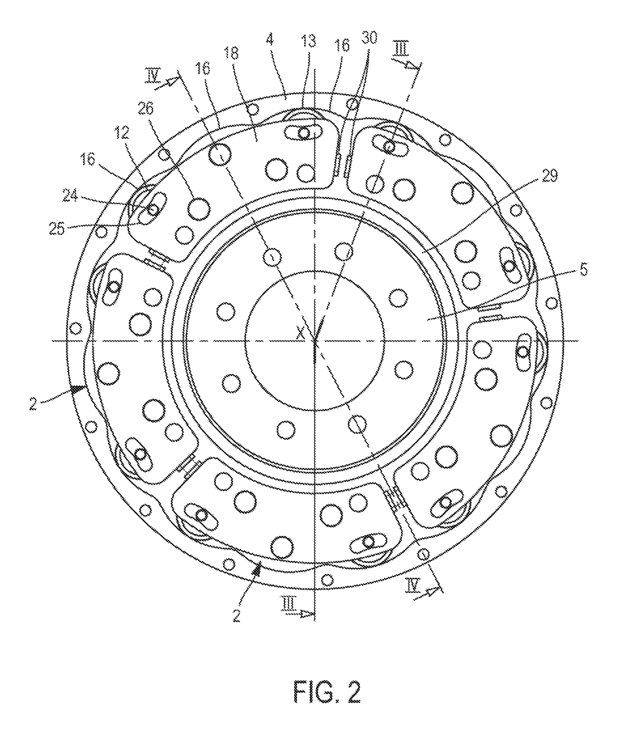 Pendulum damping system equipped with support member having raceways juxtaposed continuously around rotation axis