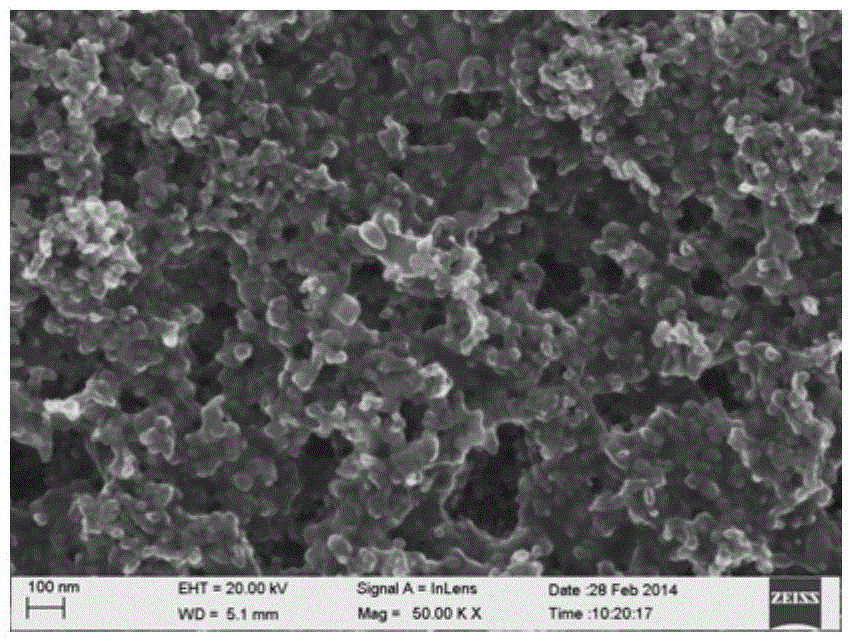 Conductive polymer/zinc oxide composite counter electrode and preparation method thereof