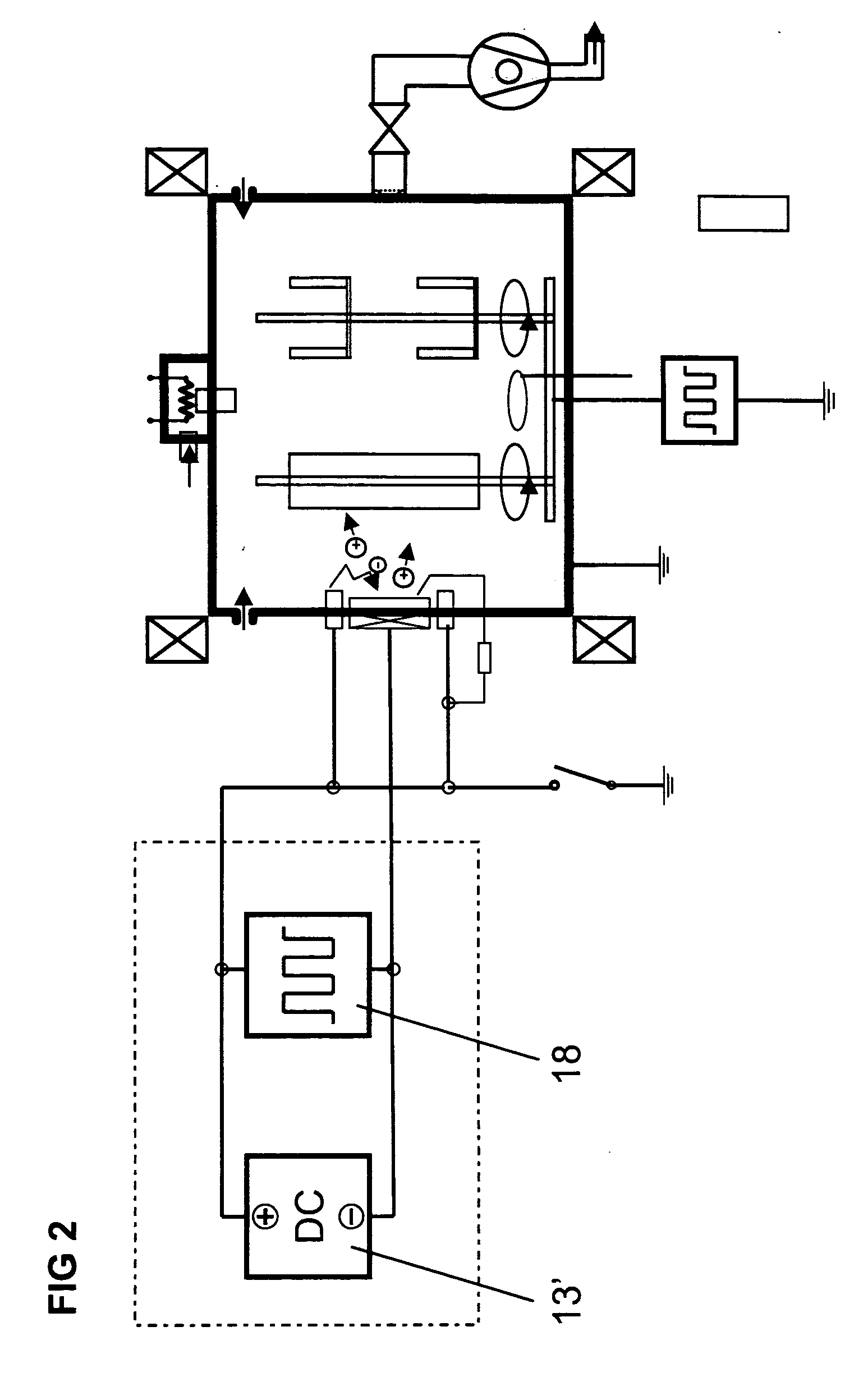 Method for operating a pulsed arc source