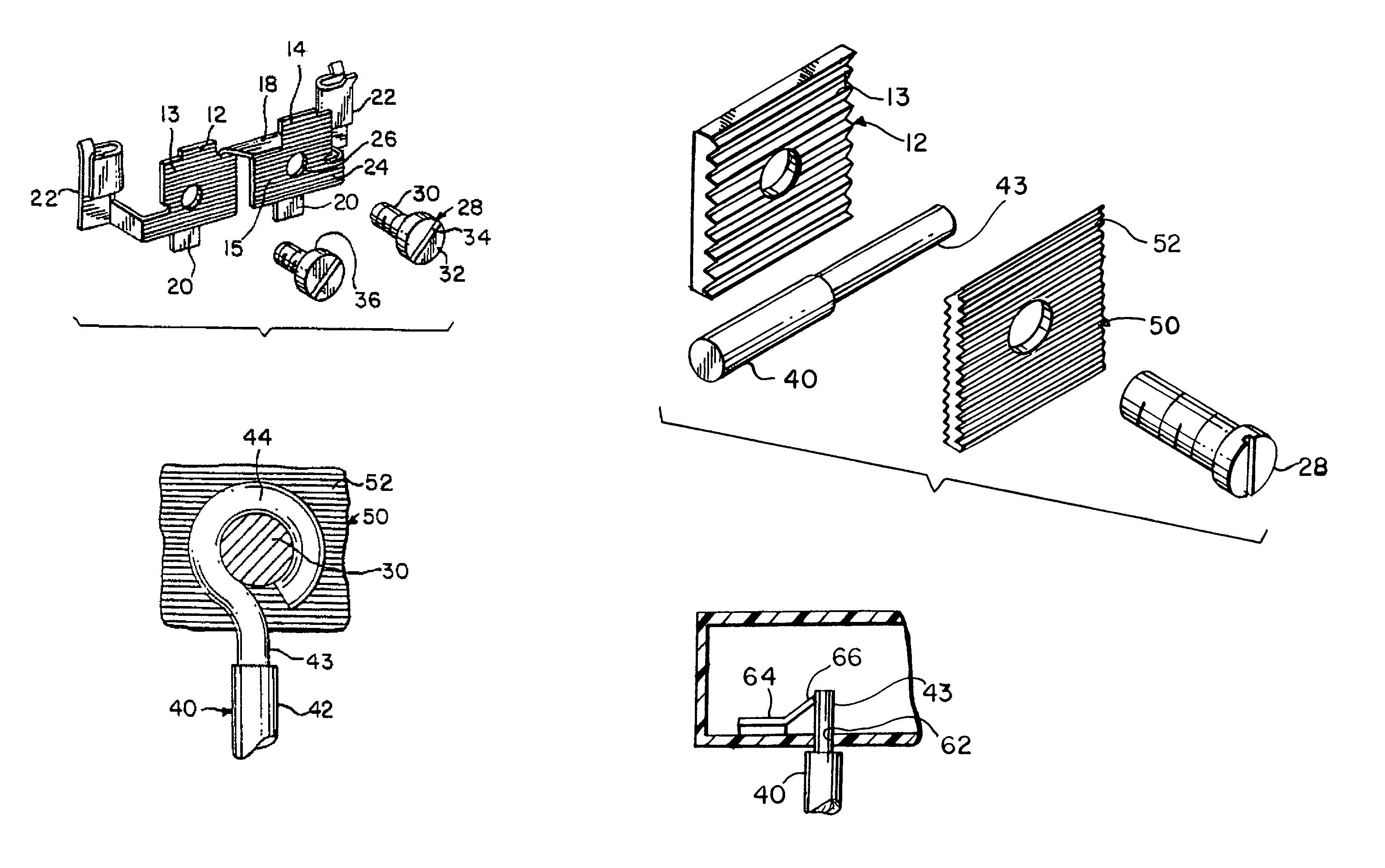 Electrical wiring device with multiple types of wire terminations