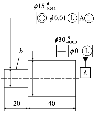 Coaxiality evaluation method based on principles of double tolerances