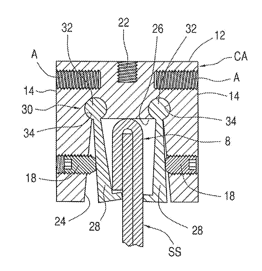 Flanged material and standing seam clamp