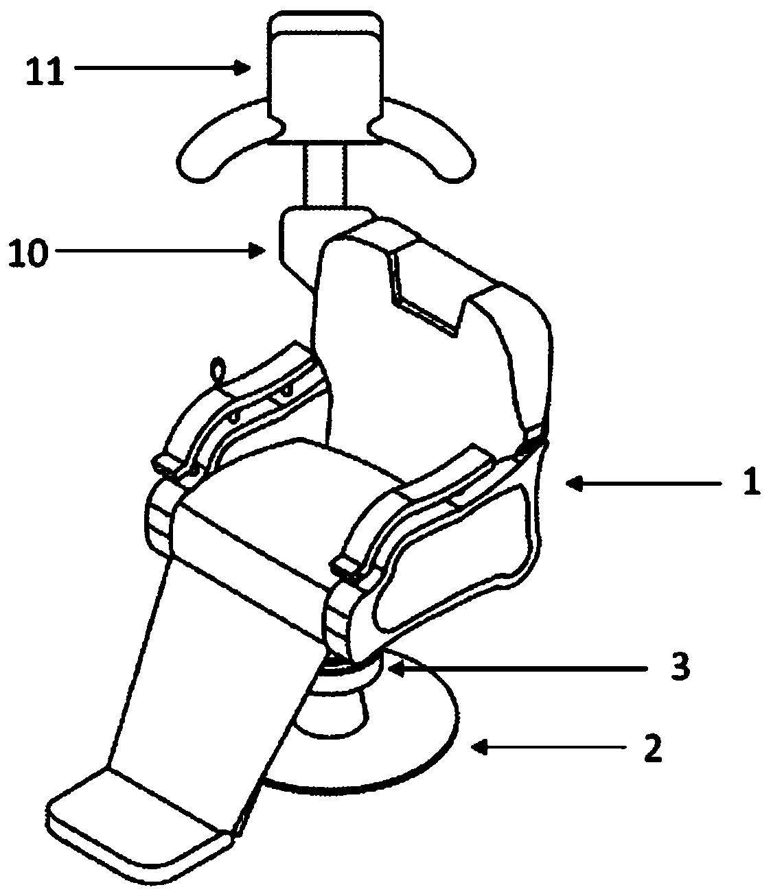 New ergonomic workstation with assisted movement for hairdressers