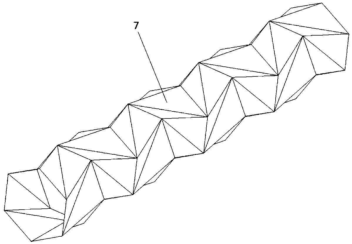 A Buckling Induced Brace with Two-way Helical Induced Units at the End