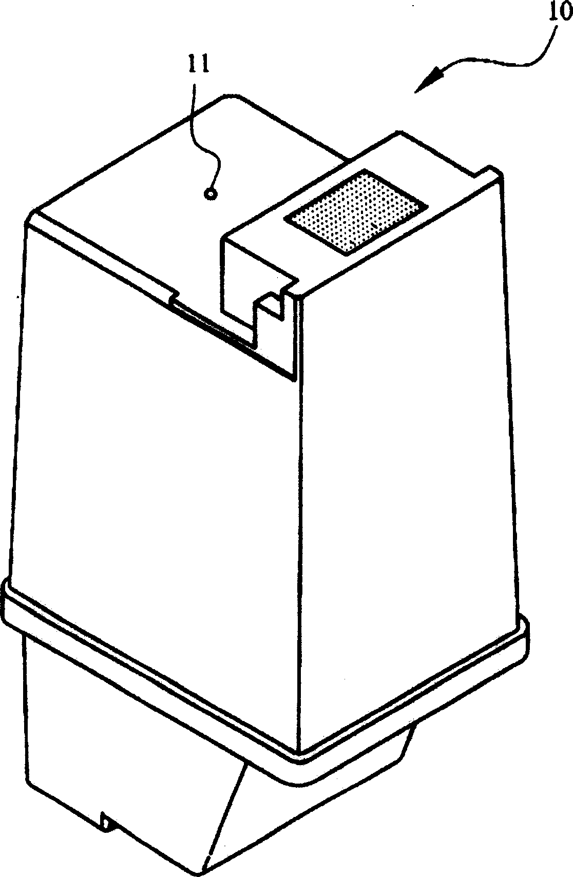 Pressure regulator for ink-jetting pen