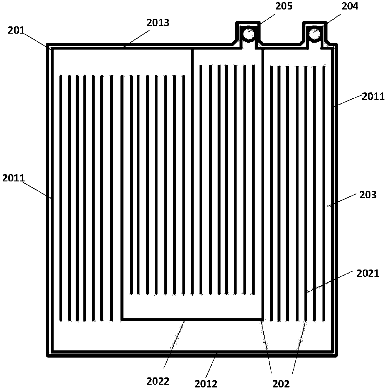 A structure optimization method and device of a liquid cooling system