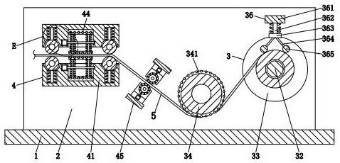 Garment fabric production, conveying and winding machine