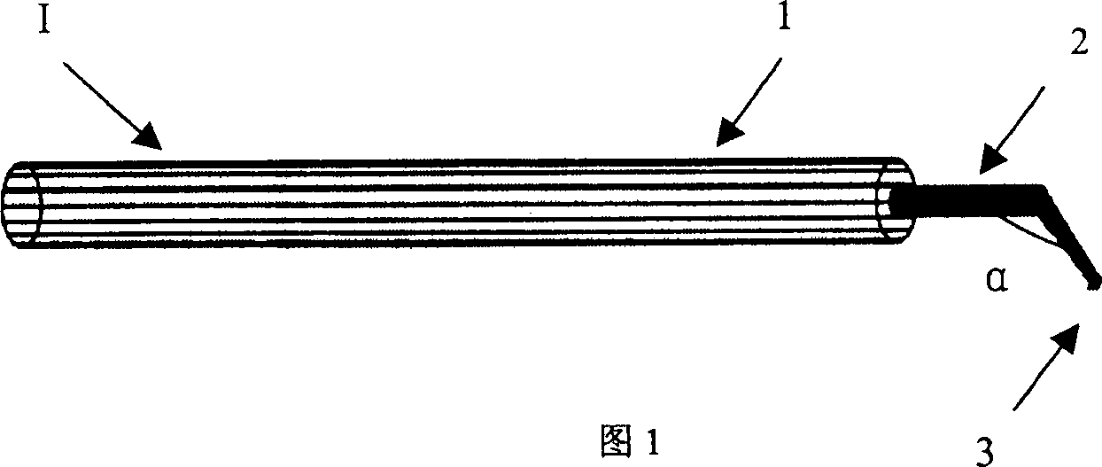 Full embedding bed deep lamellar cornea grafting composite instrument