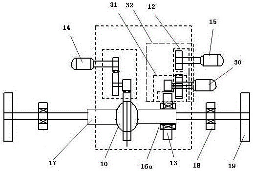 Relay type multi-motor multi-speed-ratio electric vehicle automatic transmission device