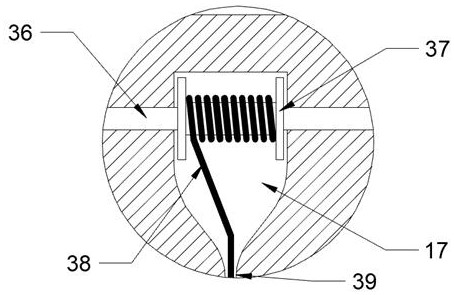 Garbage can capable of automatically extinguishing fire in case of internal fire