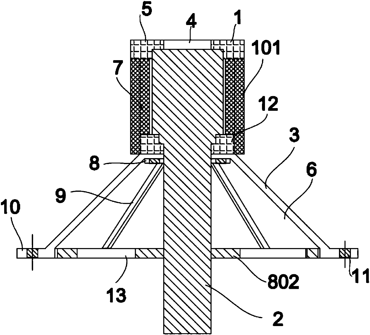 High-pressure micro mist dust suppression nozzle protection cover