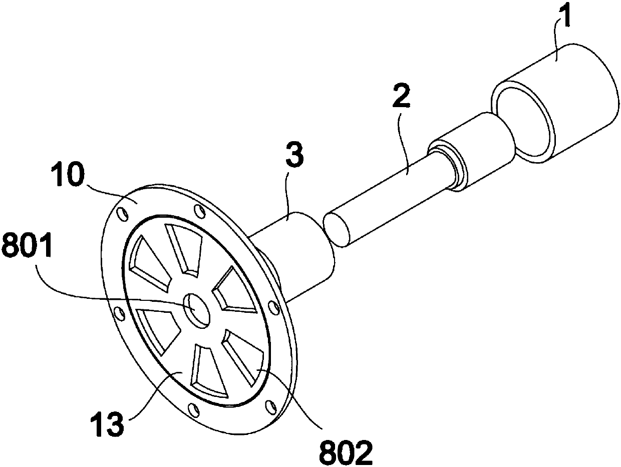 High-pressure micro mist dust suppression nozzle protection cover