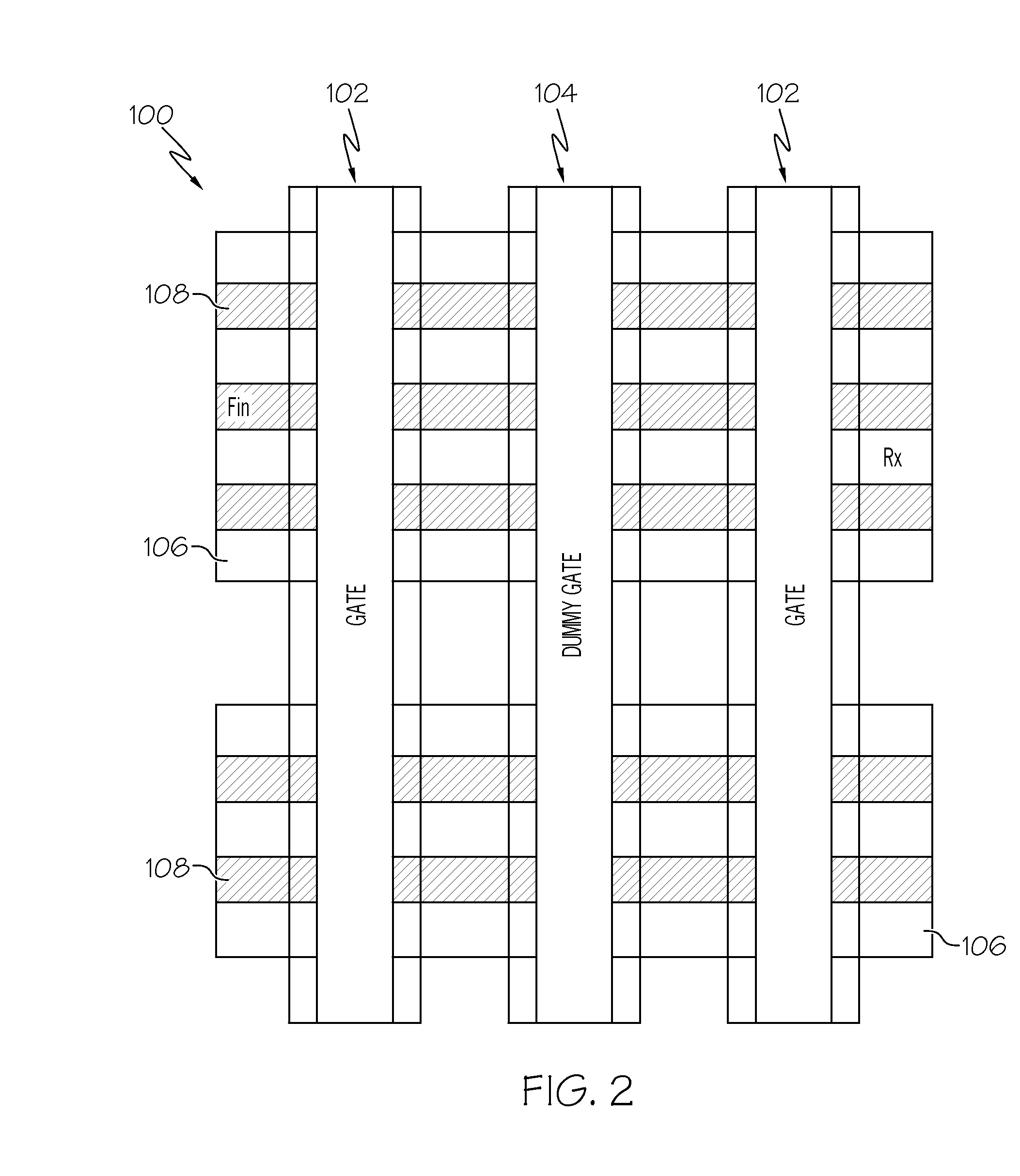 Replacement metal gate diffusion break formation