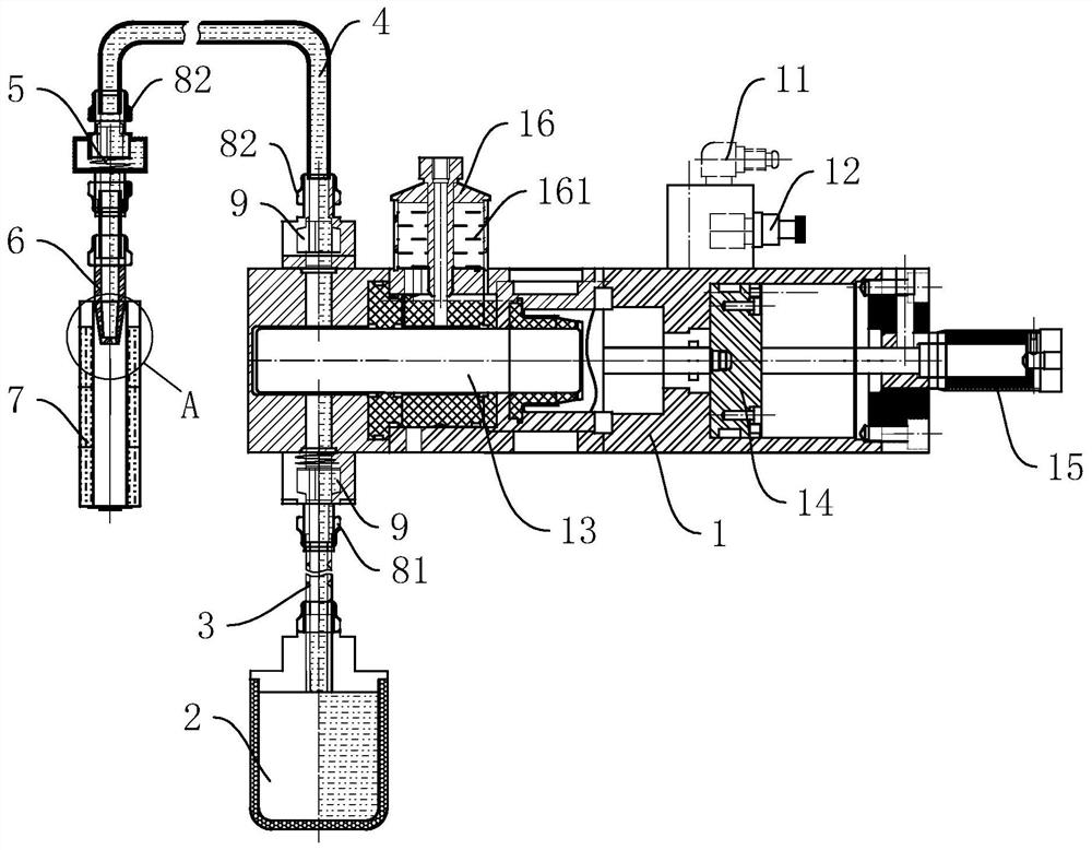 Stable and safe electrolyte injection device