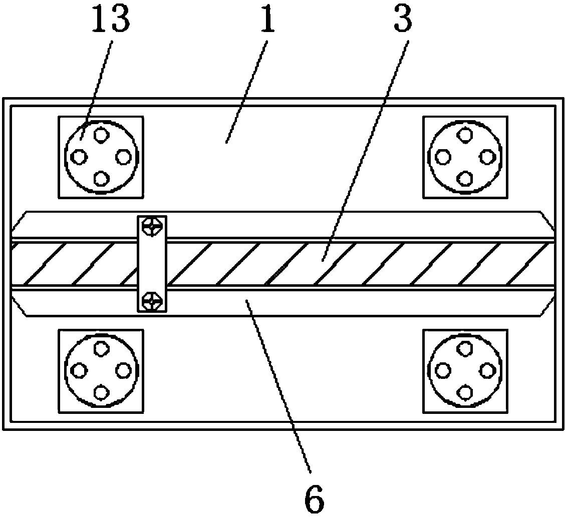 Industrial 3D simulation machine tool structure convenient to dismount and adjust