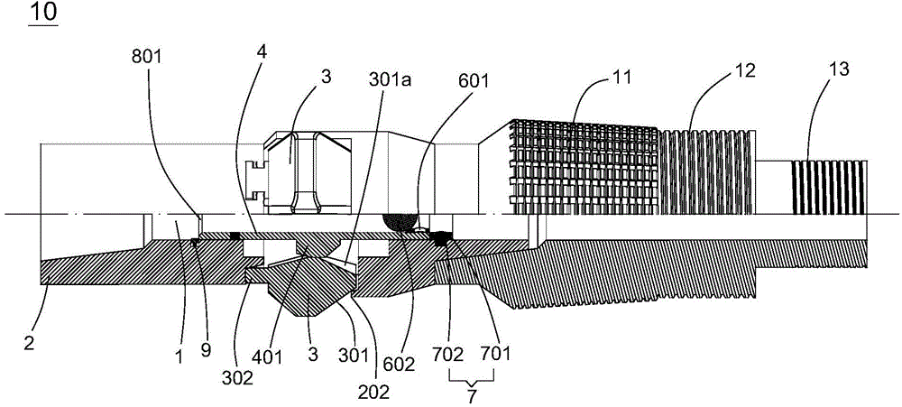 Device for expansion corrugated pipes