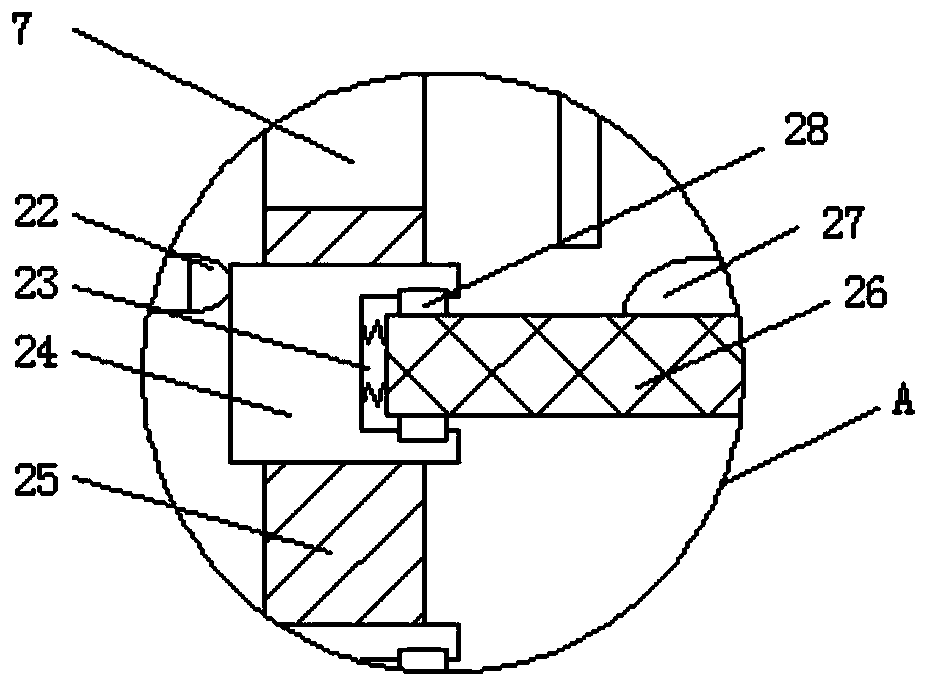 Automatic dust removal control system of submerged arc furnace material bin