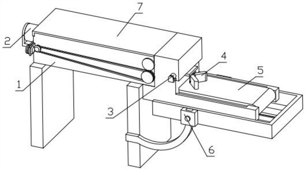 Salt feeding device for animal husbandry