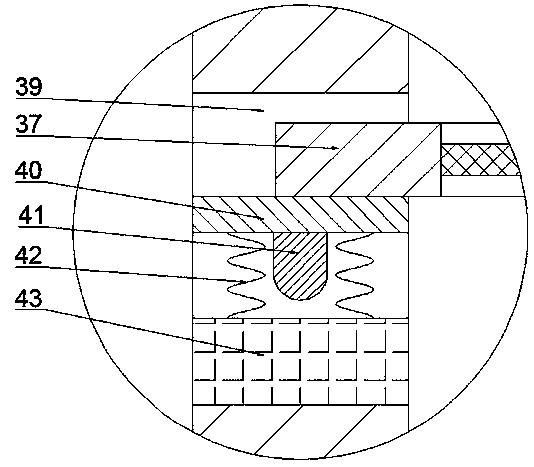 Water saving sampling type water source purifying device