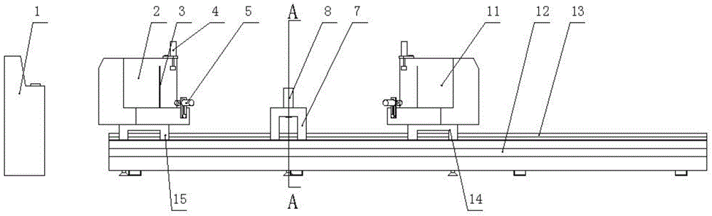 A method for cutting and processing revolving door sliding cover