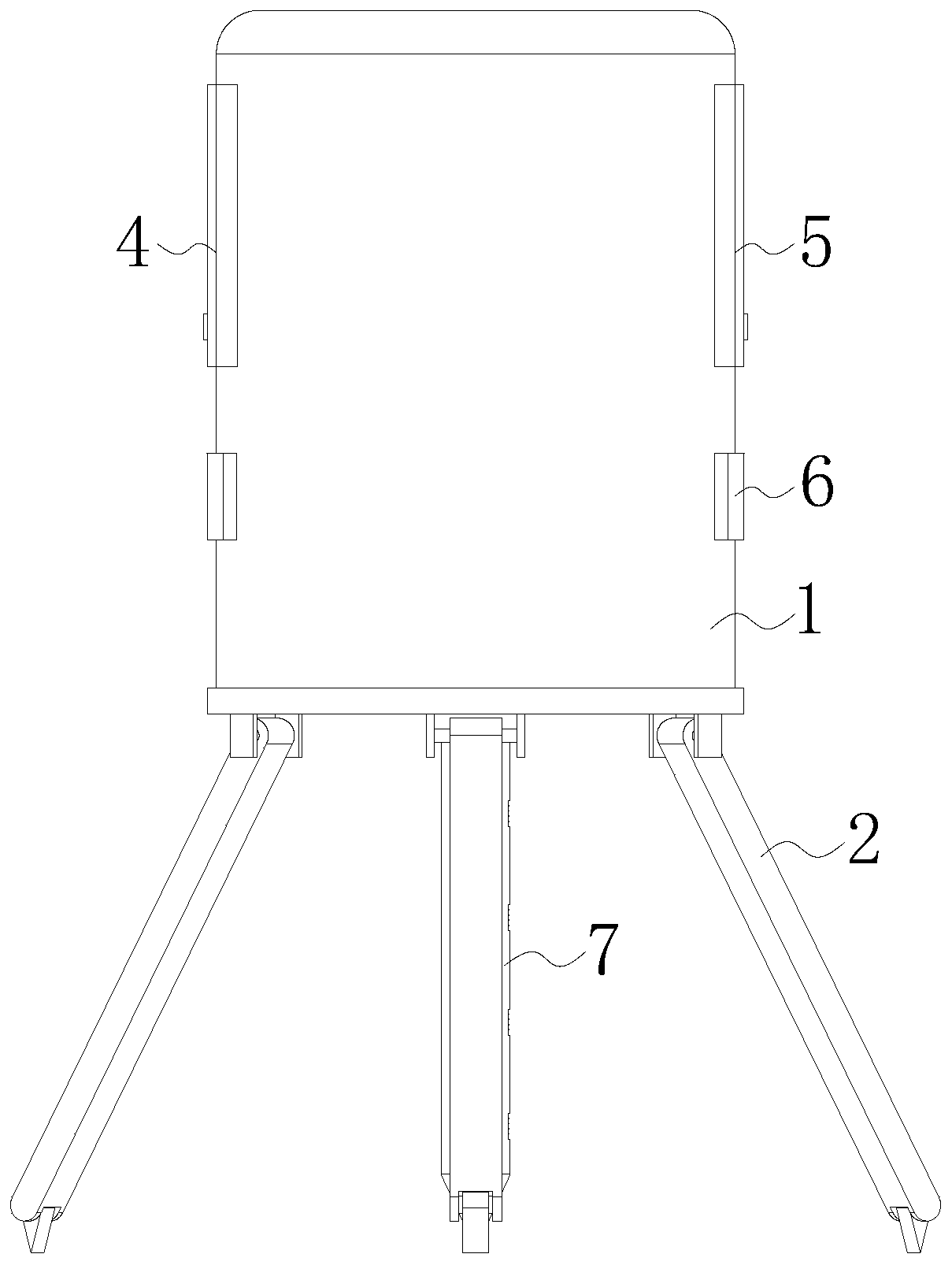 Agricultural soil pollution degree detection device