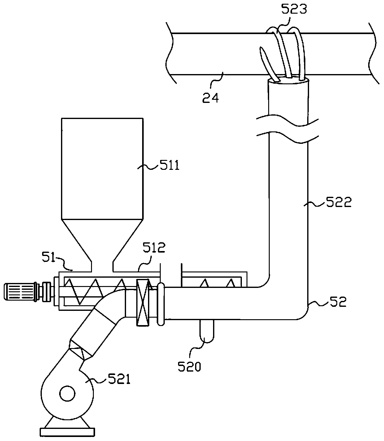 A method and system for reducing dioxins in flue gas produced by waste incineration