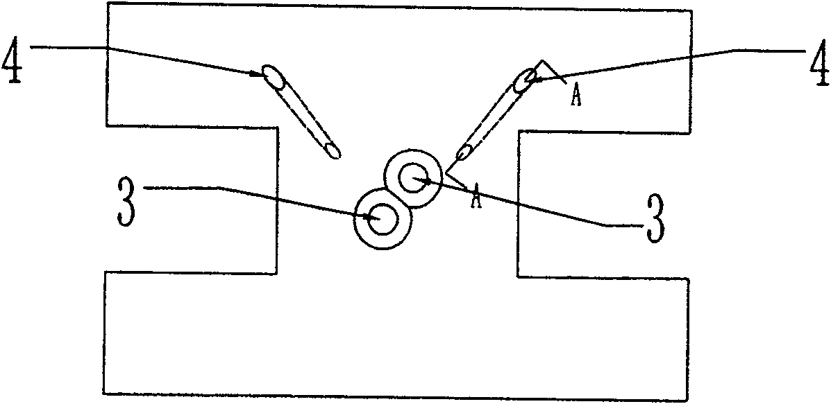 Processing device of waterproof slide fastener