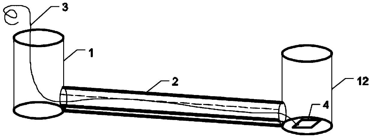 Drainage pipeline sediment on-well sampling method