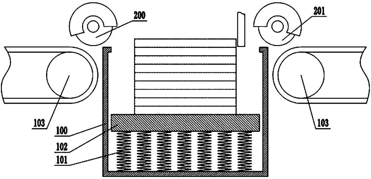 Batch ceramic tile cutting device