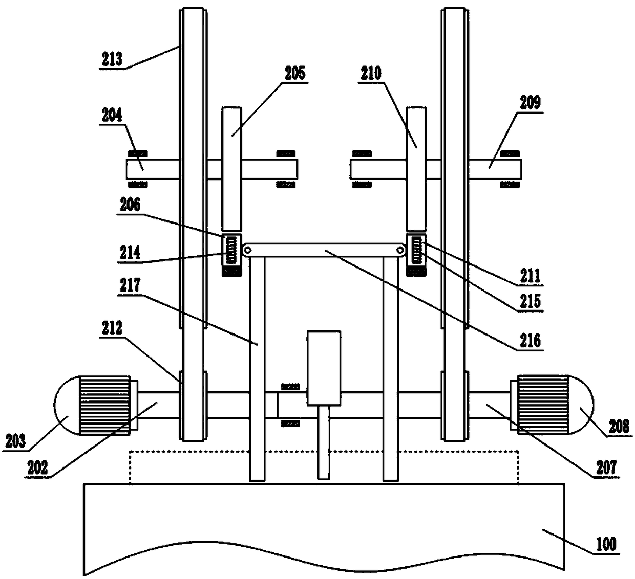 Batch ceramic tile cutting device