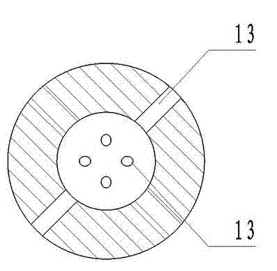 Effervescent atomization medicament applying spray head